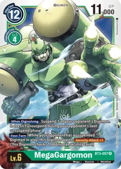 MegaGargomon — PB-08: Digimon Tamers Playmat #BT3-057 · Digimon