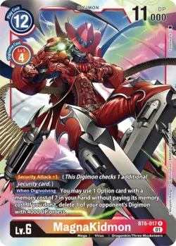MagnaKidmon — Digimon Card Game Deck Box Set Beelzemon #BT6-017 · Digimon