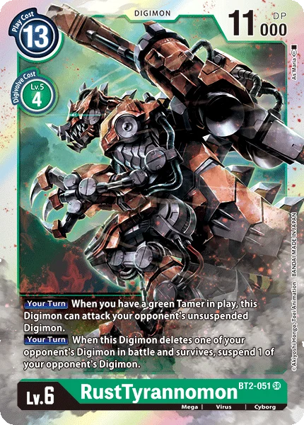 RustTyrannomon 「BT2-051」「EN」