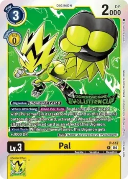 Pal — Digimon Dreamers Manga Volume Promo Cards #P-147 · Digimon