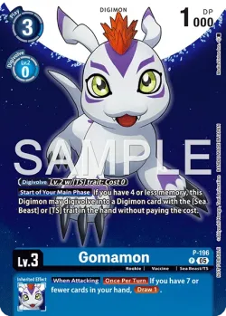 Gomamon 「P-196」「EN」