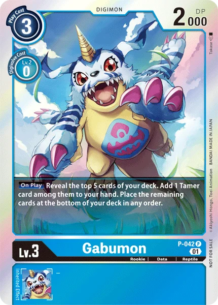 Gabumon 「P-042」「EN」
