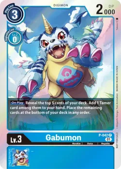 Gabumon 「P-042」「EN」
