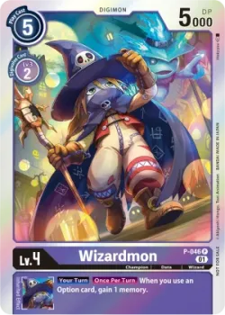 Wizardmon — Double Diamond Dash Pack #P-046 · Digimon