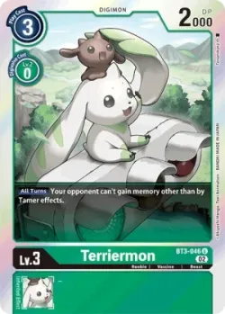 Terriermon — Double Typhoon Pre-Release Promotion #BT3-046 · Digimon
