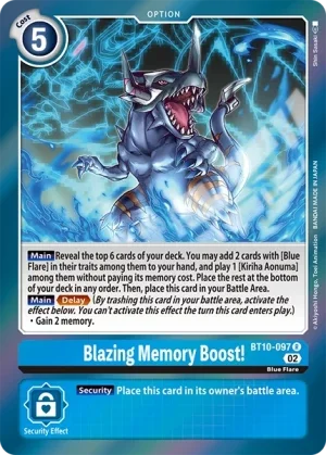 Blazing Memory Boost! 「BT10-097」「EN」