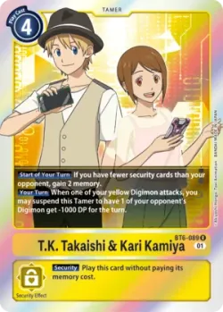 T.K. Takaishi & Kari Kamiya 「BT6-089」「EN」