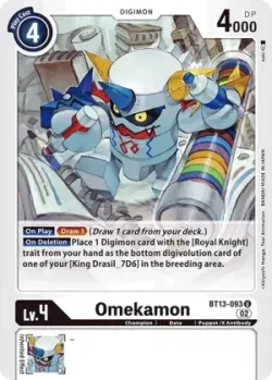 Omekamon — Event Pack 6 #BT13-093 · Digimon