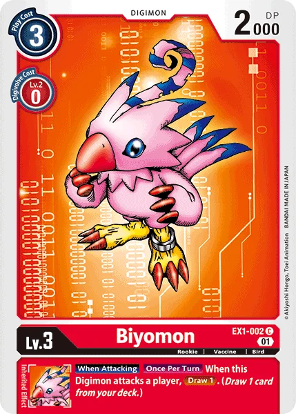Biyomon 「EX1-002」「EN」