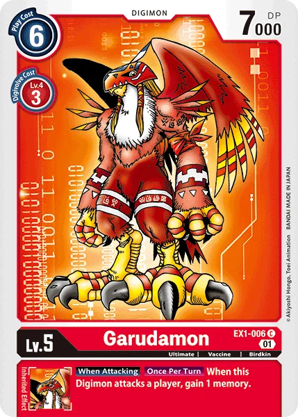 Garudamon 「EX1-006」「EN」
