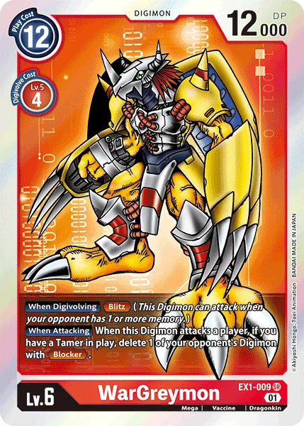 WarGreymon 「EX1-009」「EN」