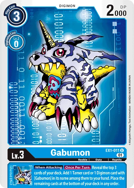 Gabumon 「EX1-011」「EN」