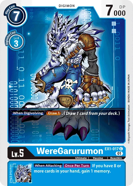 WereGarurumon 「EX1-017」「EN」