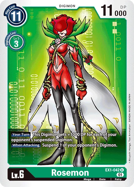 Rosemon 「EX1-042」「EN」