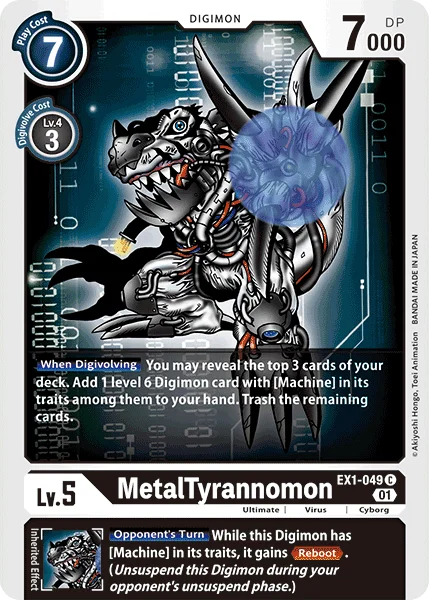 MetalTyrannomon 「EX1-049」「EN」