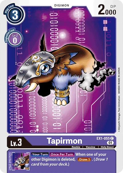 Tapirmon 「EX1-055」「EN」
