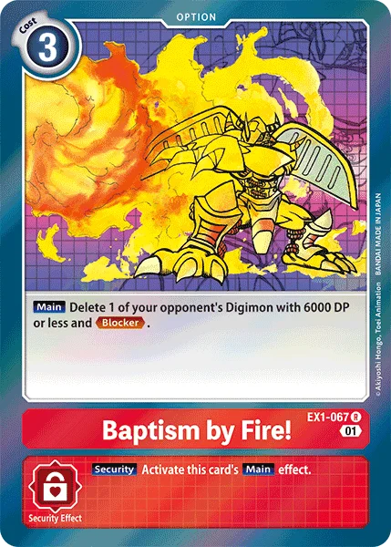 Baptism by Fire! 「EX1-067」「EN」