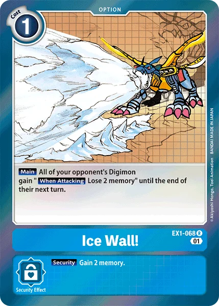 Ice Wall! 「EX1-068」「EN」