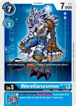 WereGarurumon — EX-01: Theme Booster Classic Collection #EX1-017 · Digimon