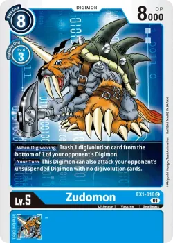 Zudomon 「EX1-018」「EN」