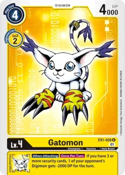 Gatomon 「EX1-026」「EN」