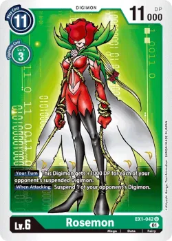 Rosemon 「EX1-042」「EN」