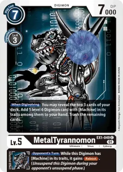 MetalTyrannomon 「EX1-049」「EN」