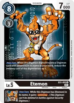 Etemon 「EX1-052」「EN」