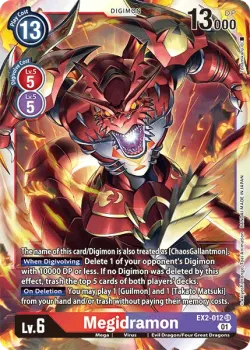 Megidramon — EX-02: Theme Booster Digital Hazard #EX2-012 · Digimon