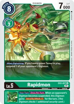 Rapidmon 「EX2-027」「EN」