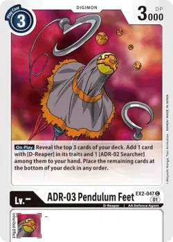ADR-03 Pendulum Feet 「EX2-047」「EN」