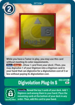 Digivolution Plug-In S 「EX2-070」「EN」