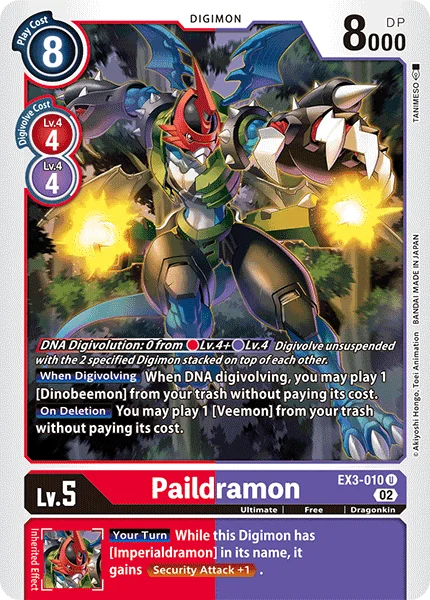 Paildramon 「EX3-010」「EN」