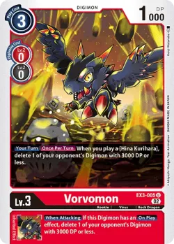 Vorvomon — EX-03: Theme Booster Draconic Roar #EX3-005 · Digimon