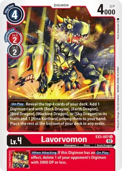 Lavorvomon 「EX3-007」「EN」