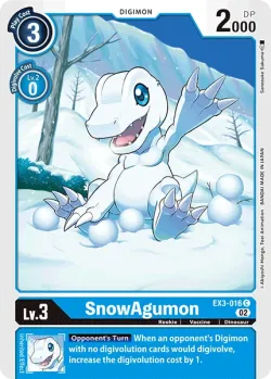 SnowAgumon 「EX3-016」「EN」