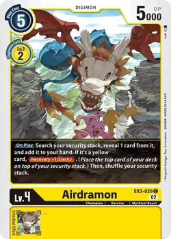 Airdramon 「EX3-029」「EN」