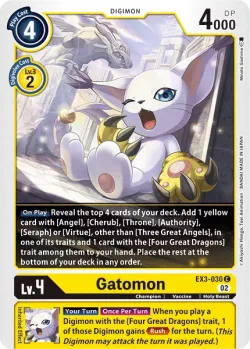 Gatomon 「EX3-030」「EN」