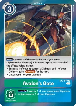 Avalon's Gate 「EX3-070」「EN」
