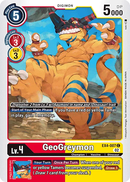 GeoGreymon 「EX4-007」「EN」