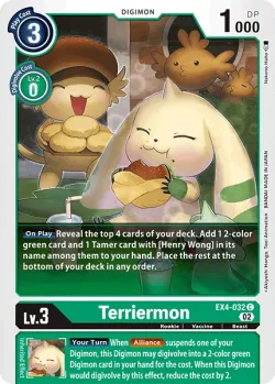 Terriermon 「EX4-032」「EN」