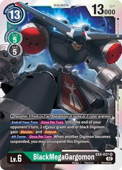 BlackMegaGargomon 「EX4-037」「EN」