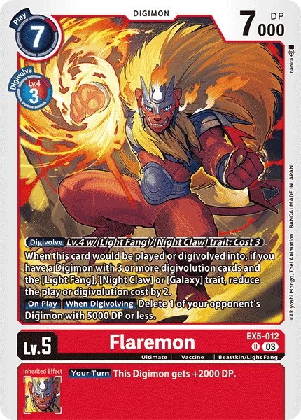 Flaremon 「EX5-012」「EN」