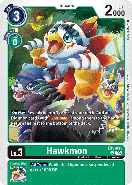 Hawkmon 「EX5-035」「EN」