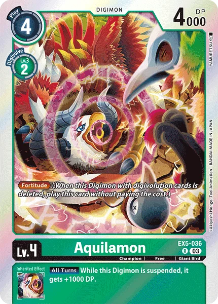 Aquilamon 「EX5-036」「EN」