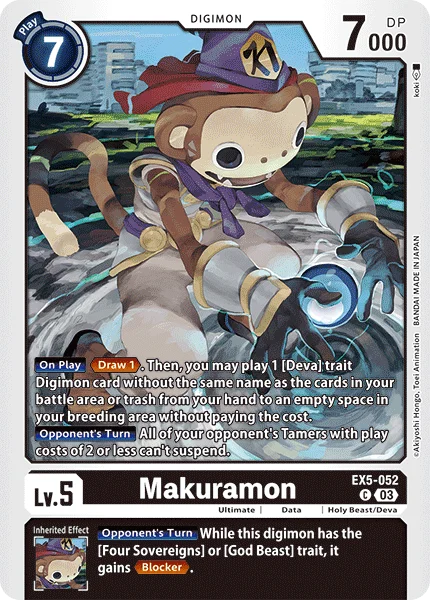 Makuramon 「EX5-052」「EN」