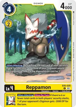 Reppamon 「EX5-029」「EN」