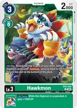 Hawkmon 「EX5-035」「EN」