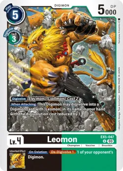 Leomon 「EX5-047」「EN」