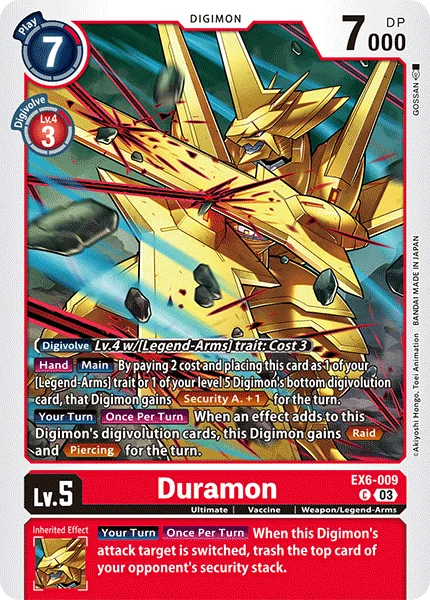 Duramon 「EX6-009」「EN」